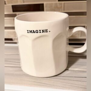 Rae Dunn White Ceramic Mug
